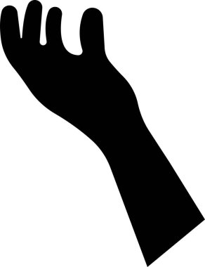 İnsan el hareketleri, pozisyonlar, tabelalar düz. İdeal arkaplan kolunda saydam izole edilmiş, uygulamalar veya web sitesi için parmak ve güçlü yumruk vektörü gösteren grafikler