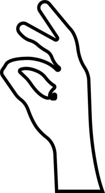 İnsan el hareketleri, pozisyonlar, işaret simgesi hizada. İdeal arkaplan kolunda saydam izole edilmiş, uygulamalar veya web sitesi için parmak ve güçlü yumruk vektörü gösteren grafikler