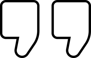 Kuyruktaki virgül simgesinden alıntı yap. Uygulamalar veya web metin parantezi sembolleri için şeffaf arkaplan vektörüne izole edilmiş tırnak işareti Nesne, konuşma işaretleri, ters virgüller veya konuşan işaretler