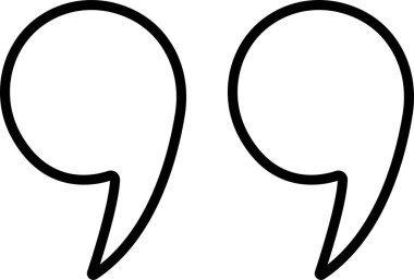 Kuyruktaki virgül simgesinden alıntı yap. Uygulamalar veya web metin parantezi sembolleri için şeffaf arkaplan vektörüne izole edilmiş tırnak işareti Nesne, konuşma işaretleri, ters virgüller veya konuşan işaretler