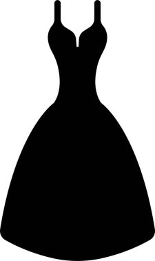 Kadınlar ikonu düz giyinir. Kadın giysisi. Uygulamalar için vektör veya web model kılıf ve bodycon, çadır, imparatorluk veya straplez. Halter ve oyun kıyafeti şeffaf arkaplanda izole edildi