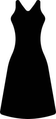 Kadınlar ikonu düz giyinir. Kadın giysisi. Uygulamalar için vektör veya web model kılıf ve bodycon, çadır, imparatorluk veya straplez. Halter ve oyun kıyafeti şeffaf arkaplanda izole edildi