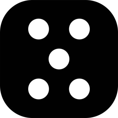 Zar simgesi. Bir çift Dice, Yuvarlanan Küp Oynayan Dice Icon in Flat. Uygulamalar veya web sitesi Grafik Tasarım simgesi için vektör şeffaf arkaplan üzerinde izole