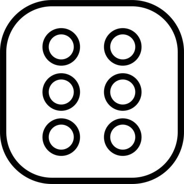 Zar simgesi. Bir çift Dice, Küp Oynayan Yuvarlanan Dice Icon sırada. Uygulamalar veya web sitesi Grafik Tasarım simgesi için vektör şeffaf arkaplan üzerinde izole