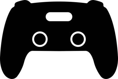 Oyun konsolu simgesi, uygulamalar veya web sitesi için vektör. Gamepad video oyun denetleyici, joystick simgesi düz oynamak için tasarım. Şeffaf arkaplanda izole
