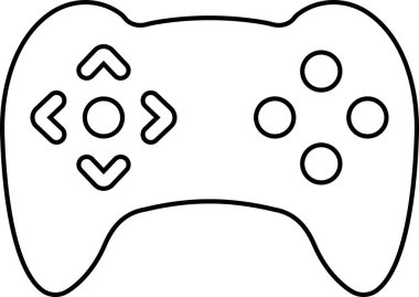 Oyun konsolu simgesi, uygulamalar veya web sitesi için vektör. Gamepad oyun denetleyicisi, joystick simgesi oynamak için dizayn. Şeffaf arkaplanda izole