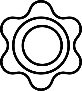 Vites simgeleri. Parametre ya da sembol ayarı. Şeffaf arkaplan çarkı üzerinde uygulamalar veya web sitesi için izole edilmiş vektör, motor çember çizgisi sembolü