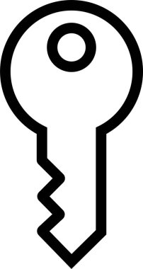 Anahtar simge satırı. anahtar kilit erişim hesap şifresi, ev anahtarı kapı simgesi güvenlik vektörü uygulamalar veya web arayüzü uygulaması için şeffaf arkaplanda izole edilmiş antik anahtar gizliliği