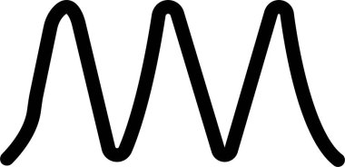 Radyo dalgaları, katman ikonlarının yer altı toprak katmanlarını taramak için radyo dalgaları yayması, jeofizik araştırma konsepti uygulamalar için ses dalgası çizgisi sanat vektörü veya şeffaf arkaplanda izole edilmiş web.