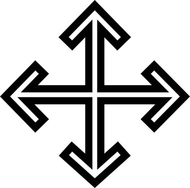 Simge logo tasarımı Full Screen Arrow ve Exit Screen Simgeleri Siyah Siluet satırını büyüt. Dışarı bakan okları olan minimalist, dijital arayüzlerde yakınlaşmayı veya işlevleri genişletmeyi temsil eden