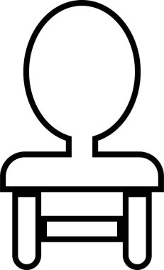 Koltuk, kanepe siyah simgesi uygulamalar için şeffaf arkaplan vektörü ya da ev içi mobilyaların sembolü olan internet koltuk simgesi.