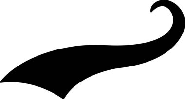 Düz kuyruklu spor ikonu. Futbol, beyzbol tipografisi harfler için mesaj kuyruğu veya şeffaf arkaplanda izole edilmiş uygulamalar için eski spor logosu vektörü veya web retro