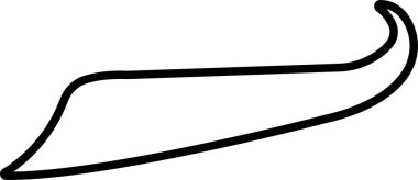 Kuyrukta dönen sportif kuyruk ikonu. Futbol, beyzbol tipografisi harfler için mesaj kuyruğu veya şeffaf arkaplanda izole edilmiş uygulamalar için eski spor logosu vektörü veya web retro