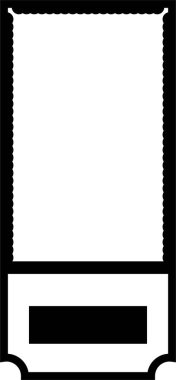 Piyango bileti ikonu. Şeffaf arkaplanda izole edilmiş uygulamalar veya web sitesi resmi için vektör. Satır Biletleri veya Kuponlar, kredi kartı, çip kartı sembolü için etkinlik veya program erişim simgesi.