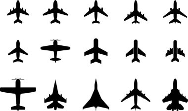 Airplane aviation icon in flat set. vector for apps or websites Flight transport symbol Travel Abstract neon airplane forces animation flying plane arrivals isolated on transparent background
