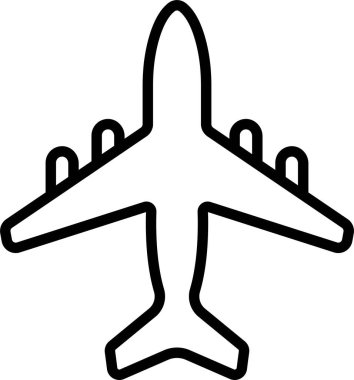 Airplane aviation icon in line. vector for apps or websites Flight transport symbol Travel Abstract neon airplane forces animation flying plane arrivals isolated on transparent background