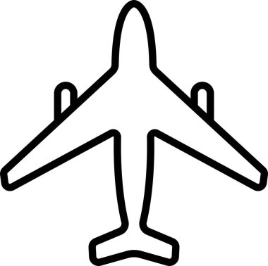 Airplane aviation icon in line. vector for apps or websites Flight transport symbol Travel Abstract neon airplane forces animation flying plane arrivals isolated on transparent background