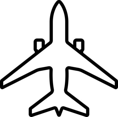 Airplane aviation icon in line. vector for apps or websites Flight transport symbol Travel Abstract neon airplane forces animation flying plane arrivals isolated on transparent background