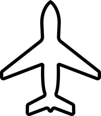 Airplane aviation icon in line. vector for apps or websites Flight transport symbol Travel Abstract neon airplane forces animation flying plane arrivals isolated on transparent background
