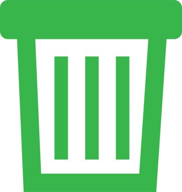Trash bin Garbage icon in flat. vector for apps or web trash dustbin sign icon isolated on transparent background elements Waste Disposal, Waste Management, Landfill, Can, Dumping, Dumpster