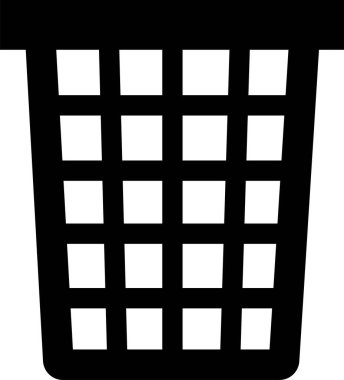 Trash bin Garbage icon in flat. vector for apps or web trash dustbin sign icon isolated on transparent background elements Waste Disposal, Waste Management, Landfill, Can, Dumping, Dumpster