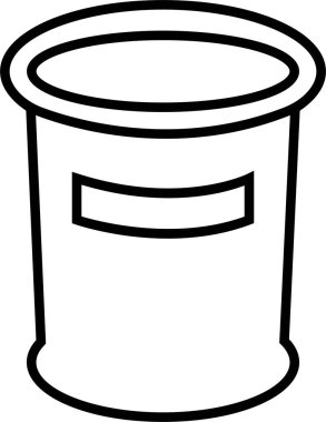 Trash bin Garbage icon in line. vector for apps or web trash dustbin sign icon isolated on transparent background elements Waste Disposal, Waste Management, Landfill, Can, Dumping, Dumpster