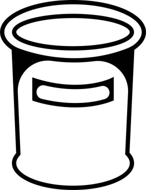 Trash bin Garbage icon in flat line. vector for apps or web trash dustbin sign icon isolated on transparent background elements Waste Disposal, Waste Management, Landfill, Can, Dumping, Dumpster