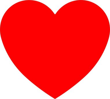 Heart icon in flat. vector signs for apps or web. Valentine's Day, medicine, Love, passion, Romantic concept design symbol health care heartbeat cardiogram isolated on transparent background