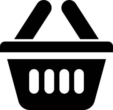 Shopping cart basket icon in flat. Containing shopping, order, buy, purchase, bought, sale, sell, store, market for e-commerce. Vector for apps or website isolated on transparent background
