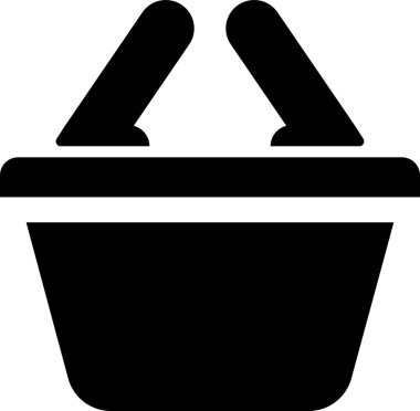 Shopping cart basket icon in flat. Containing shopping, order, buy, purchase, bought, sale, sell, store, market for e-commerce. Vector for apps or website isolated on transparent background