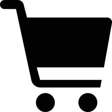 Shopping cart trolley icon in flat. Containing shopping, order, buy, purchase, bought, sale, sell, store, market for e-commerce. Vector for apps or website isolated on transparent background