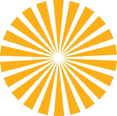 Sunburst, Starburst icon in flat. vector for apps or web Retro wavy edge circle stickers, price promo tags, Empty vintage star burst callouts or sunburst Isolated on transparent background