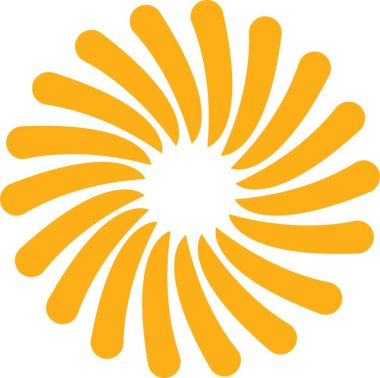 Sunburst, Starburst icon in flat. vector for apps or web Retro wavy edge circle stickers, price promo tags, Empty vintage star burst callouts or sunburst Isolated on transparent background