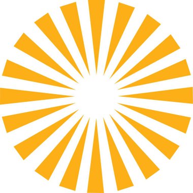 Sunburst, Starburst icon in flat. vector for apps or web Retro wavy edge circle stickers, price promo tags, Empty vintage star burst callouts or sunburst Isolated on transparent background