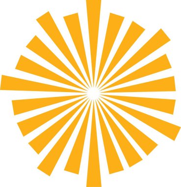 Sunburst, Starburst icon in flat. vector for apps or web Retro wavy edge circle stickers, price promo tags, Empty vintage star burst callouts or sunburst Isolated on transparent background