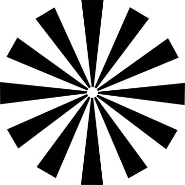 Sunburst, Starburst icon in flat. vector for apps or web Retro wavy edge circle stickers, price promo tags, Empty vintage star burst callouts or sunburst Isolated on transparent background