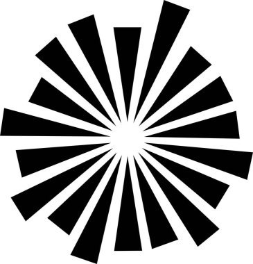 Sunburst, Starburst icon in flat. vector for apps or web Retro wavy edge circle stickers, price promo tags, Empty vintage star burst callouts or sunburst Isolated on transparent background