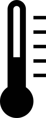 Thermometer Icon sign isolated on transparent Background Temperature hot cold symbol flat vector for apps or web Science tool The Climate change concept of weather and increased temperature