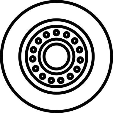 Wheel tires icon in line. Black rubber wheel tire disks auto service vector for apps or website vehicle or automobile tire alloy wheel with rim isolated on transparent background