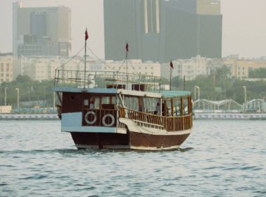 Doha Katar 'da geleneksel tekne