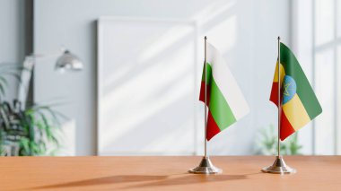 BÜLGARYA VE ETİOPYA FLAKLARI