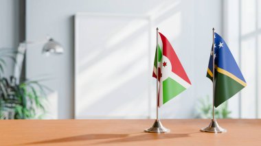 Masadaki BURUNDİ VE SOLOMON Adalarının BLAKLARI