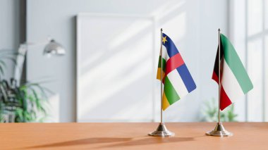 CENTRAL Afrika Cumhuriyeti FLARI VE KUWAİT TABASINDA