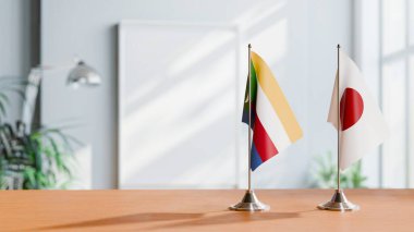 BAŞKANLAR VE Japonların bayrakları