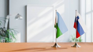 DJIBOUTİ VE SLOVENİYA FLAKLARI