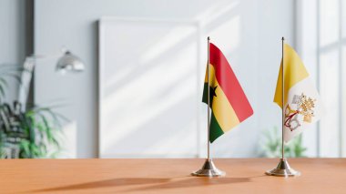 GANA VE VATİKAN Bayrakları