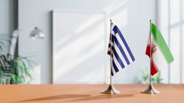 GREECE VE İranlı FLAGLARI
