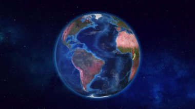 Komşu Ülkeler Kamerun ve Kongo Cumhuriyeti 'ne bayraklarıyla Dünya Yakınlaşırken