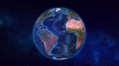 Güney Sudan ve Kenya komşu ülkelerine yaklaşan Dünya bayraklarıyla vurgulandı