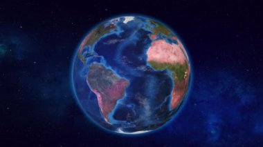 Dünya Komşu Ülkeler Uganda ve Ruanda Bayraklarıyla Vurgulandı